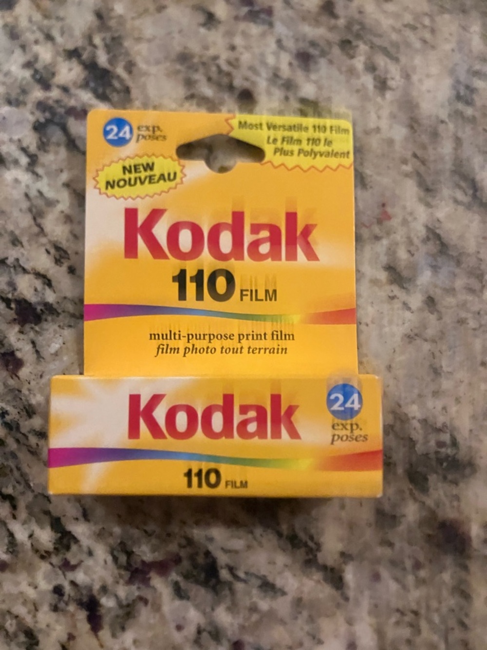 Kodak Yellow and Brown 110 Film Unopened box